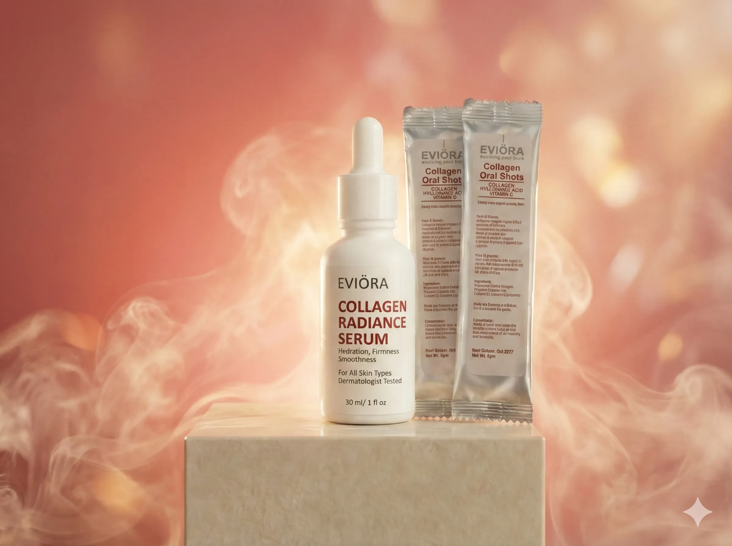 EVIÖRA Collagen bundle with serum and oral shots