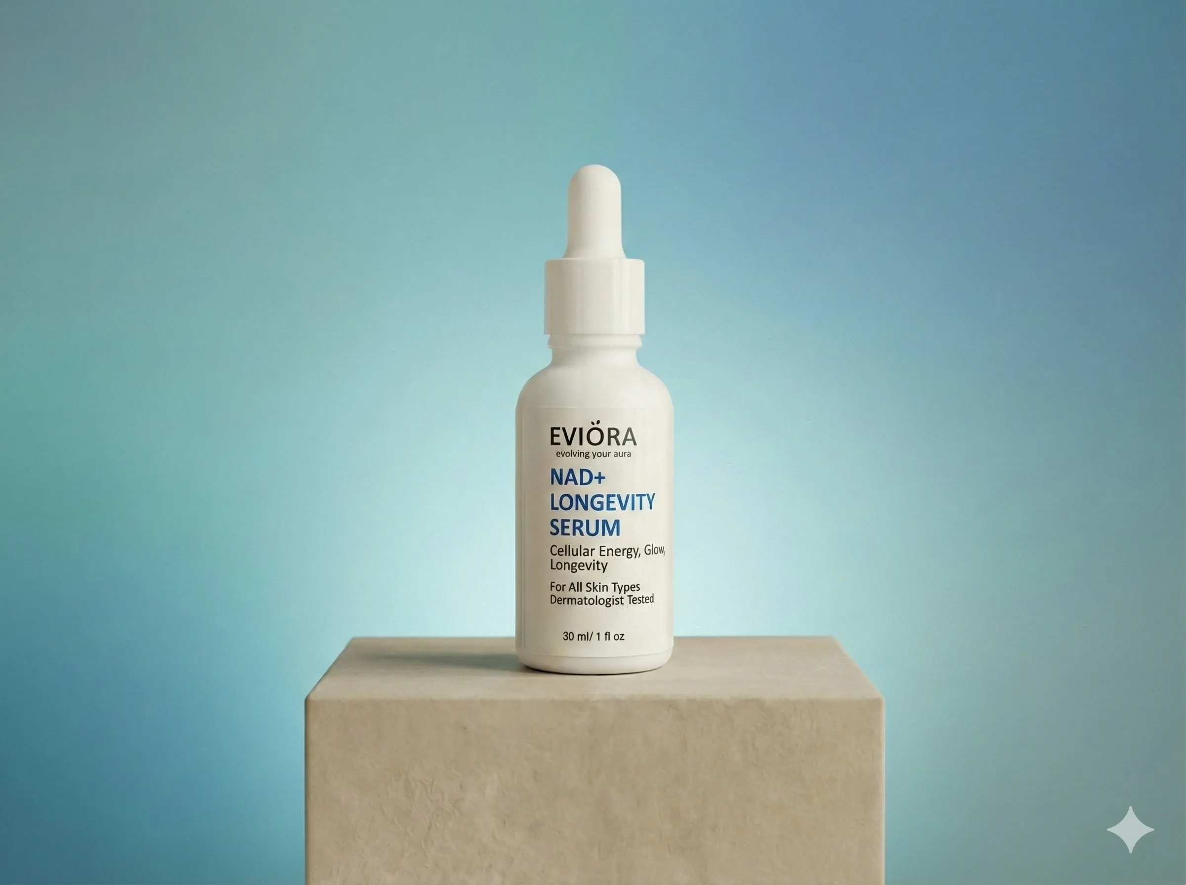 EVIÖRA NAD+ serum bottle